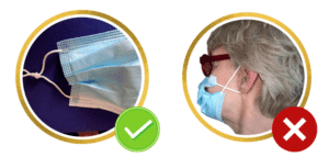Recommandations sur le port du masque de procédure